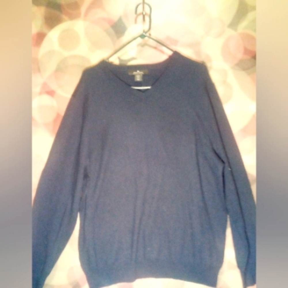 Daniel Bishop men's xl wool navy blue sweater